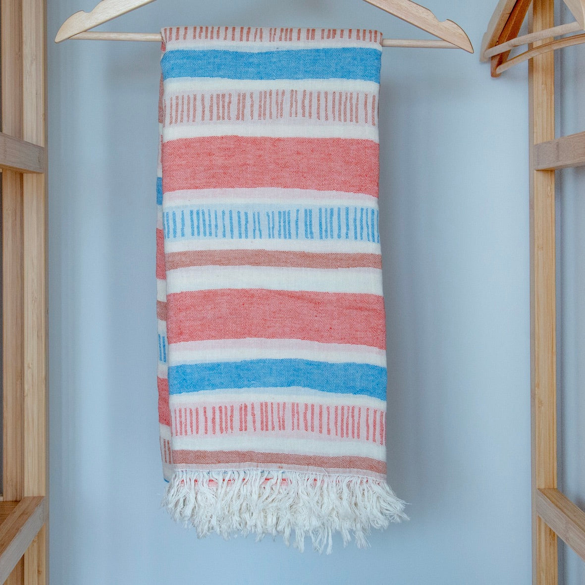 Biarritz • Cobalt Blue Turkish Hammam Beach  Cotton Towel