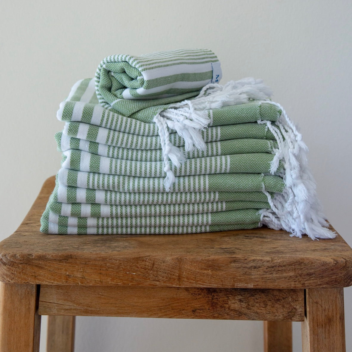 Fiscardo Hand Towel Sage Green
