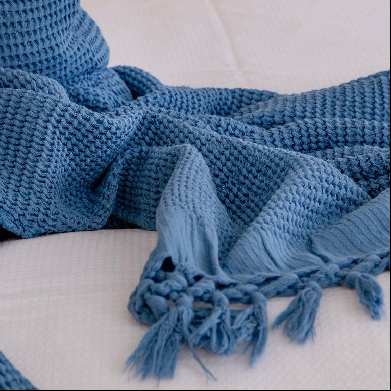 Bohemia • Throw • Indigo Blue