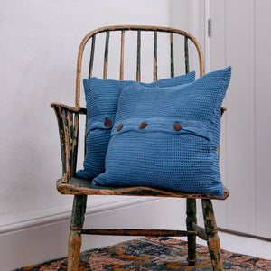 Bohemia Indigo Blue Cushion Cover – Bamboo Cotton