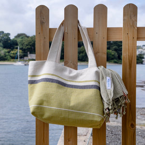 Maavi Corsica Tote Bag • Chartreuse Green