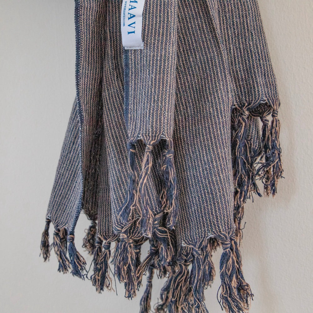 GENOA - Midnight Blue & Tan