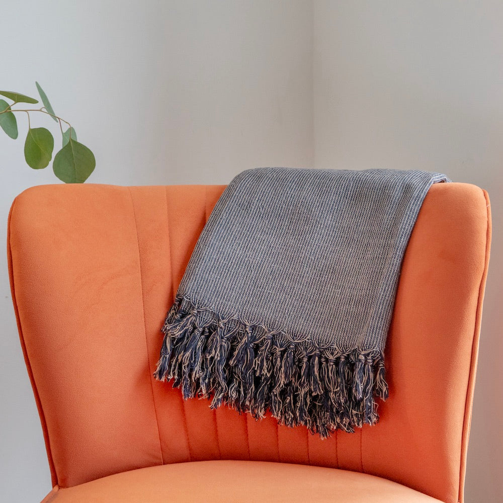 GENOA - Midnight Blue & Tan