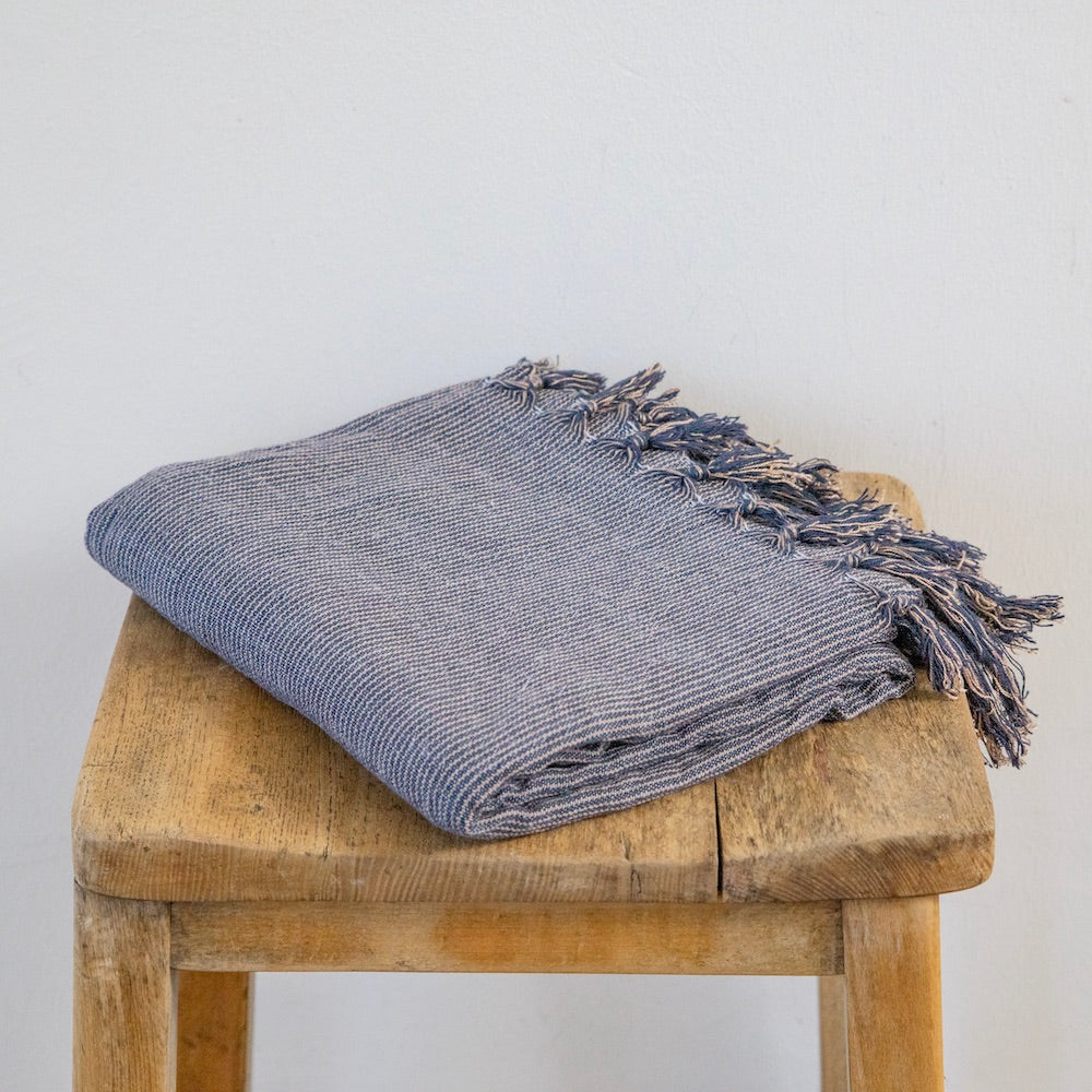 GENOA - Midnight Blue & Tan