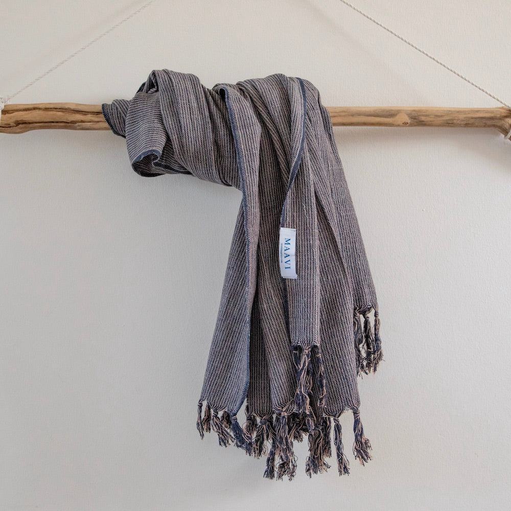 GENOA - Midnight Blue & Tan