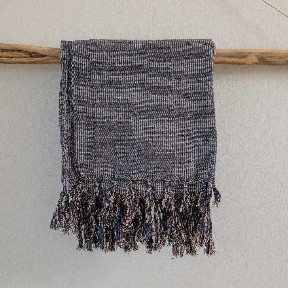 GENOA - Midnight Blue & Tan