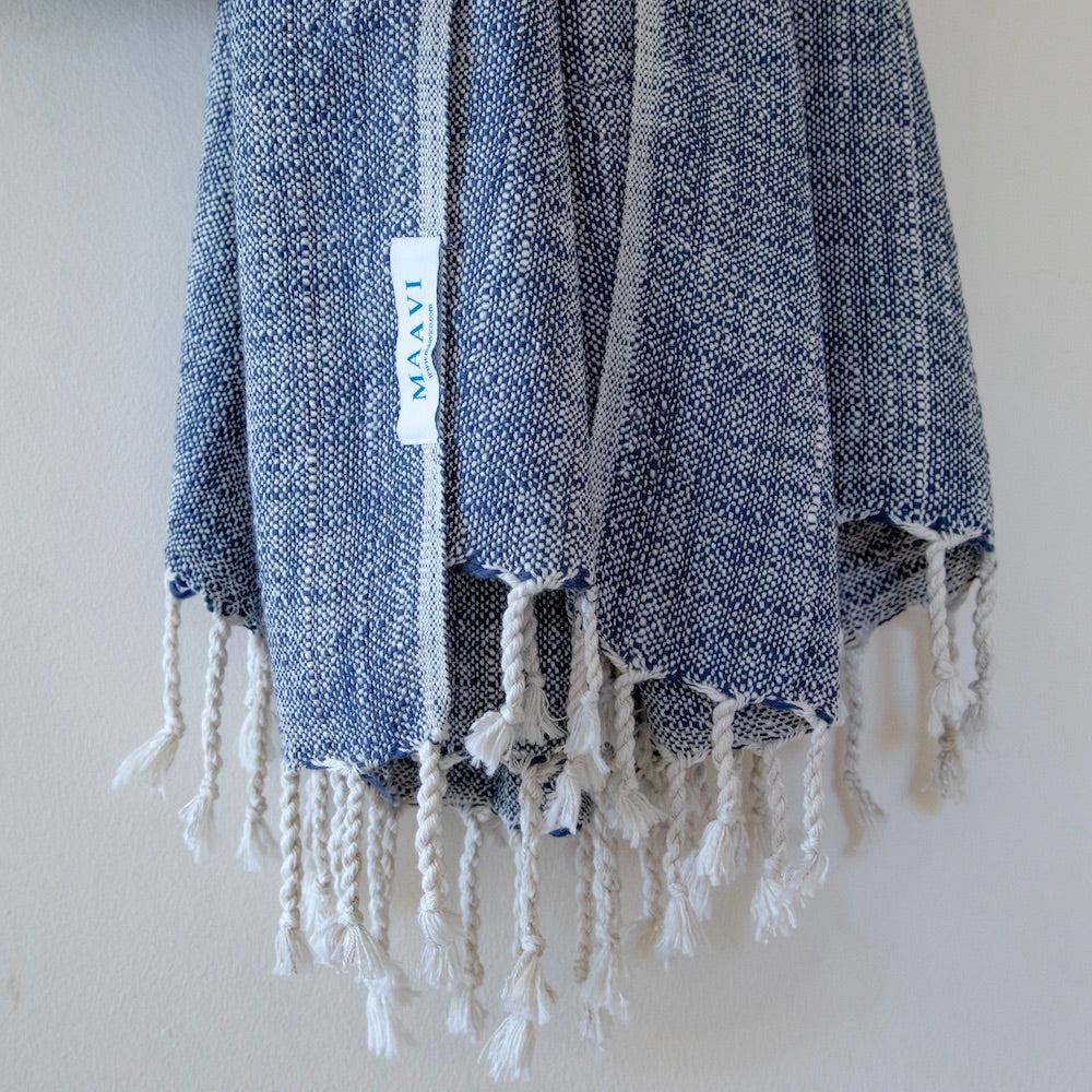 PALERMO - Dappled Dark Navy And Cream.