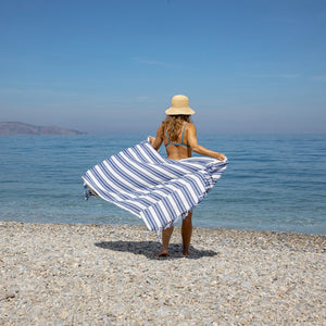 Hand Woven Turkish Cotton Hammam Beach Towel