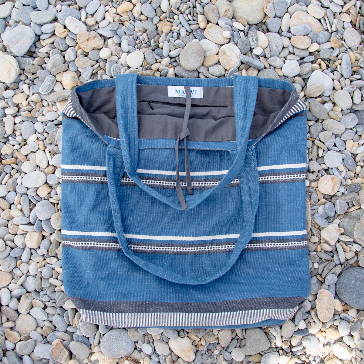 Sardinia Tote Bag • Marine Blue