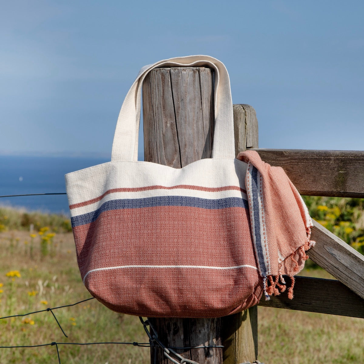 Maavi Corsica Tote Bag • Terracotta