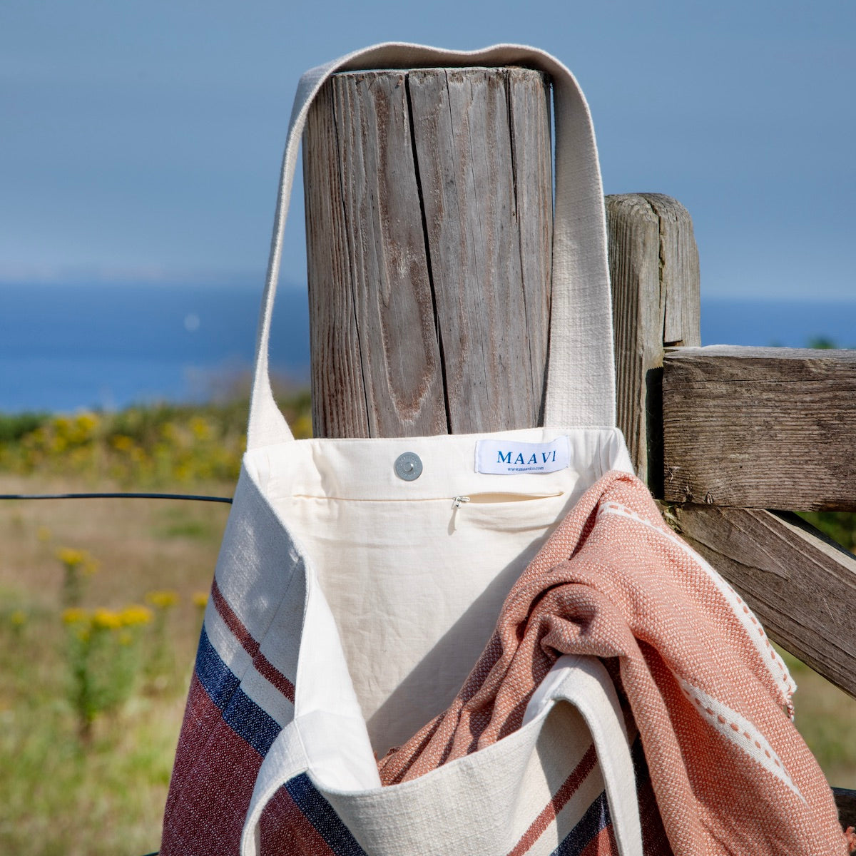 Maavi Corsica Tote Bag • Terracotta