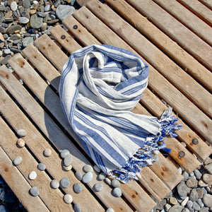 Samos Turkish Cotton Hammam Beach Towel